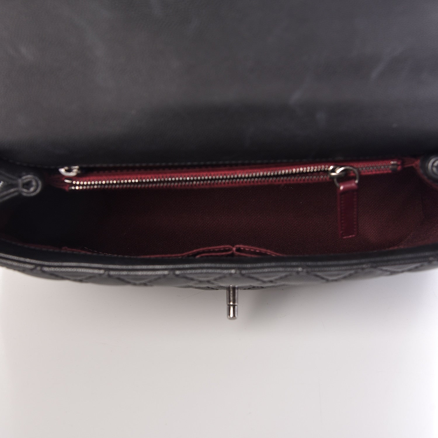 Chanel Caviar Quilted Medium Coco Handle Flap Black 5 of 10