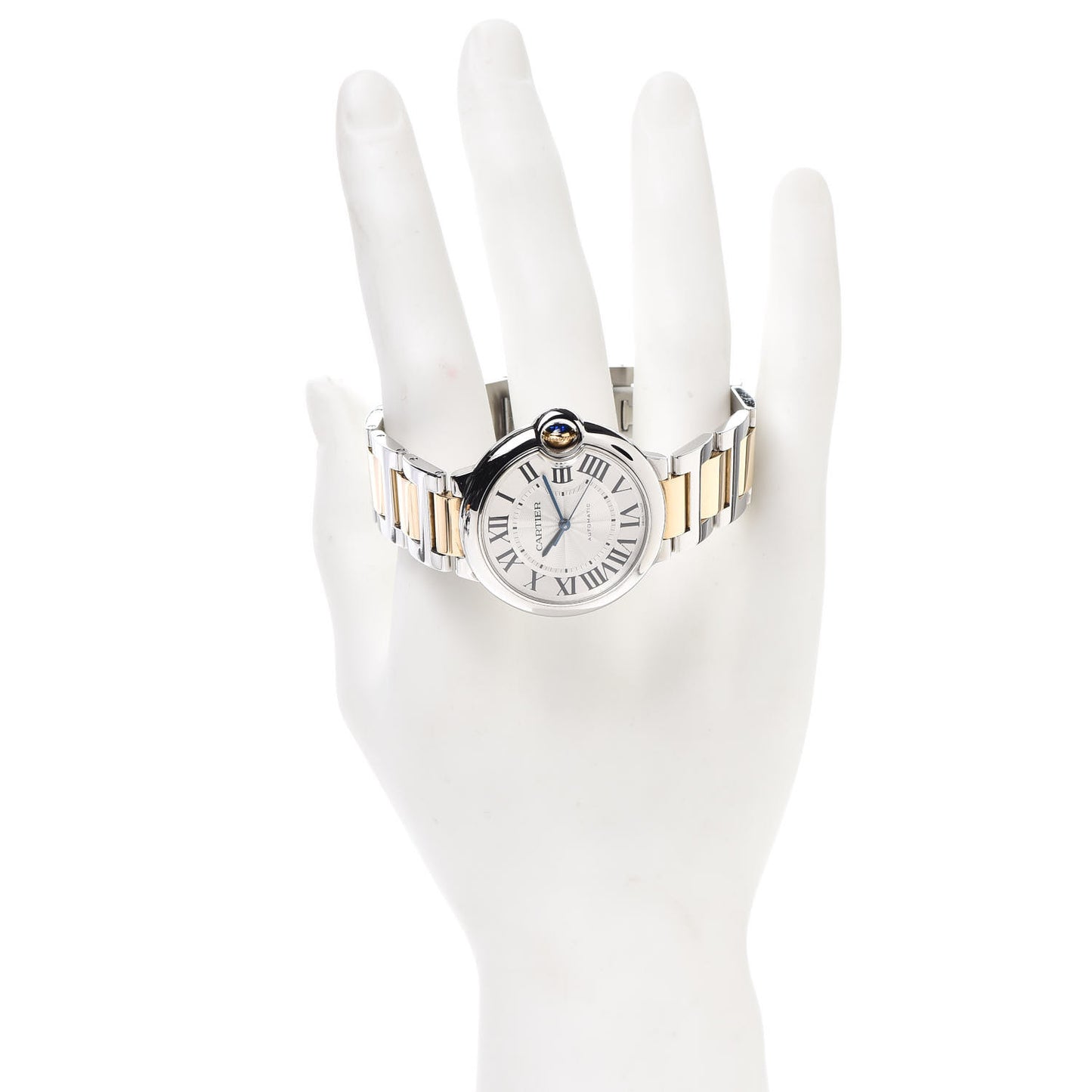 Stainless Steel 18K Yellow Gold 36mm Ballon Bleu De Automatic Watch