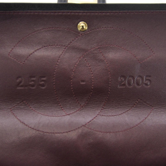 Aged Calfskin Quilted 50th Anniversary 2.55 Reissue 227 Flap Black