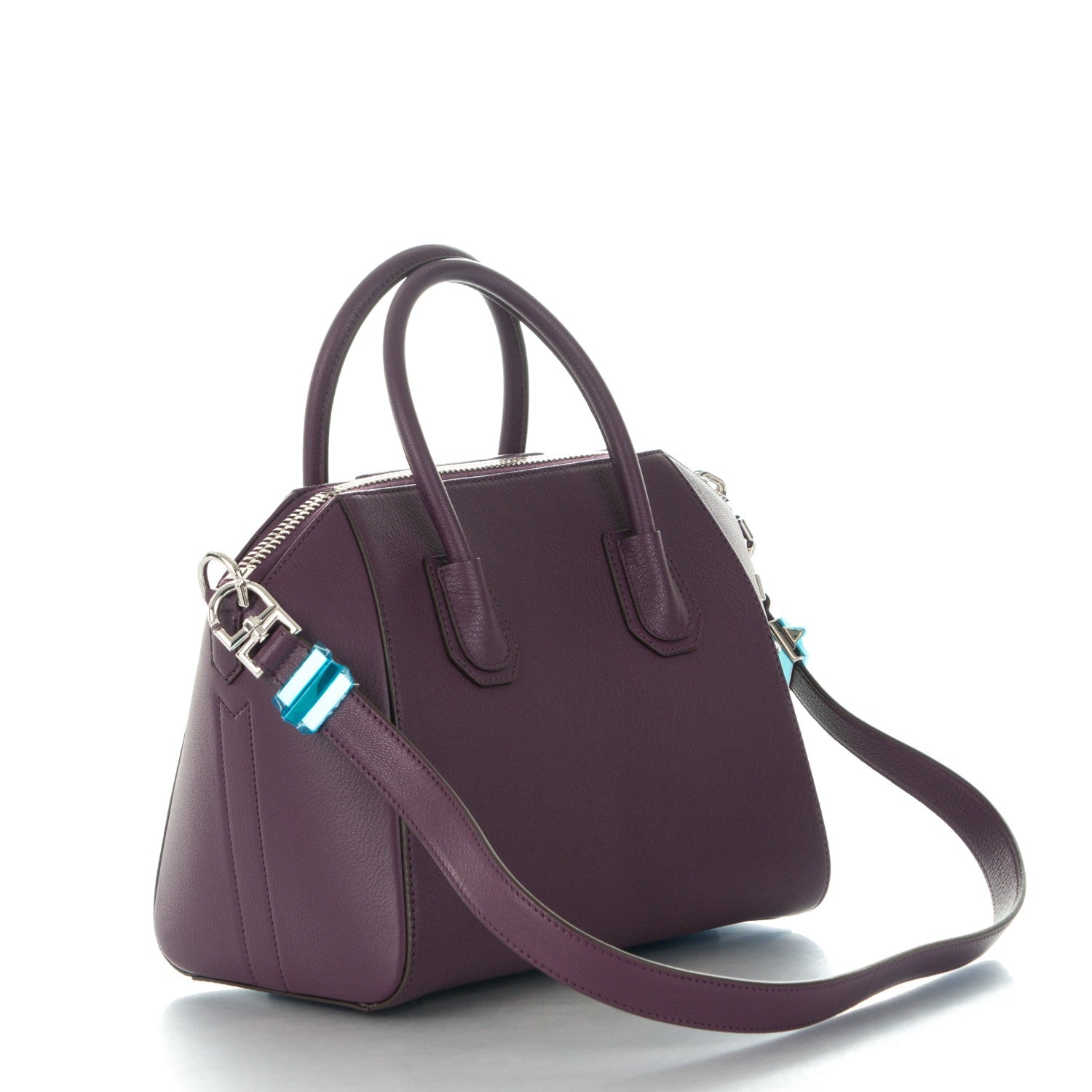 Givenchy Sugar Goatskin Small Antigona Dark Purple 3 of 9