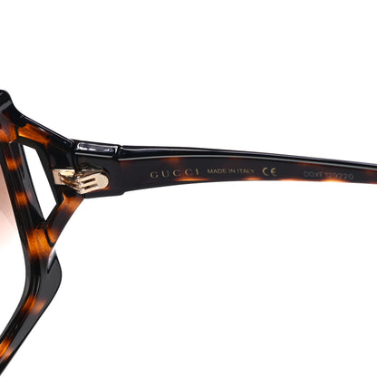 Gucci Acetate Square Frame Sunglasses GG0876SA Tortoise 5 of 7