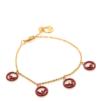 Fendi Metal Enamel F is Fendi Bracelet Gold 1 of 6