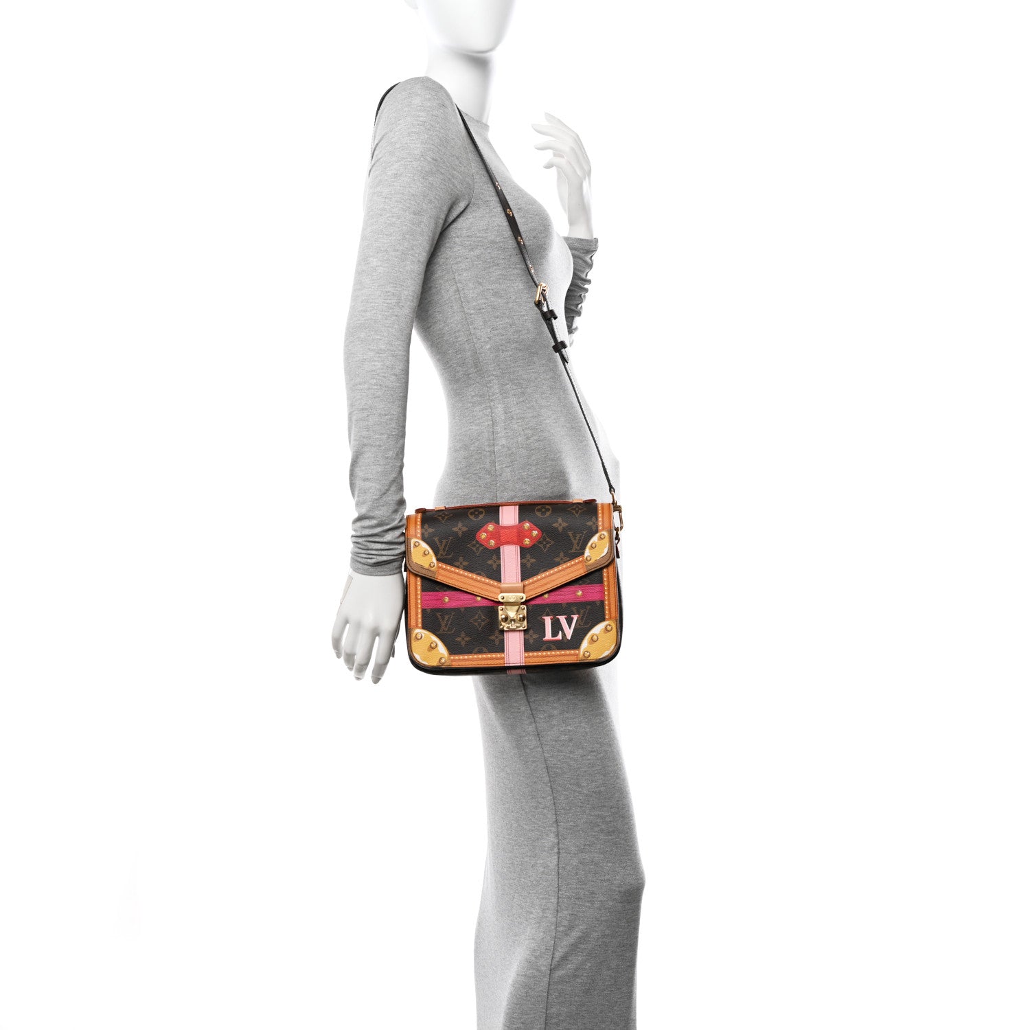Louis Vuitton Monogram Summer Trunks Pochette Metis 2 of 10