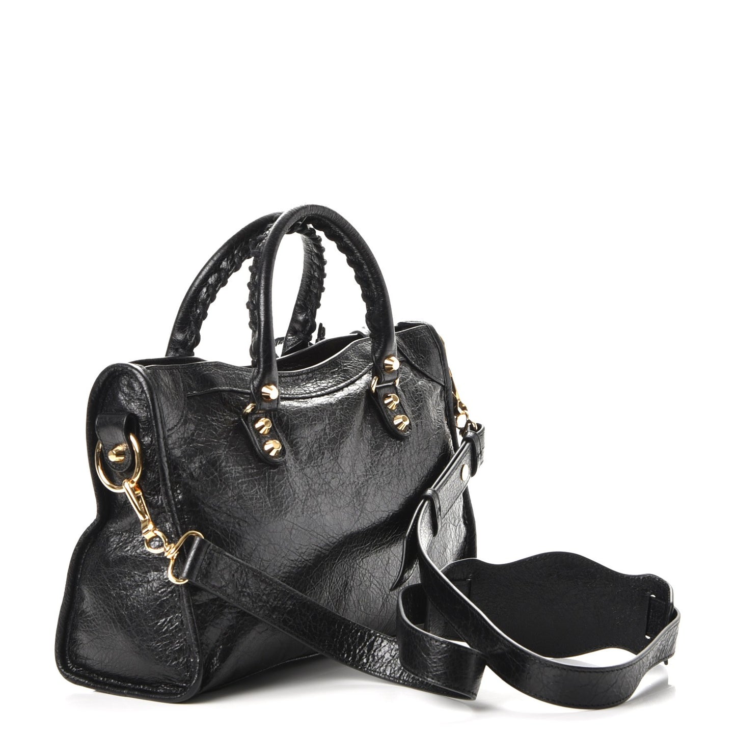 Agneau Classic Gold Hardware S City Black