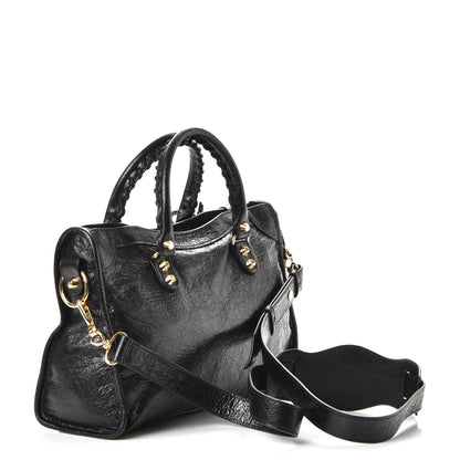 Balenciaga Agneau Classic Gold Hardware S City Black 3 of 7