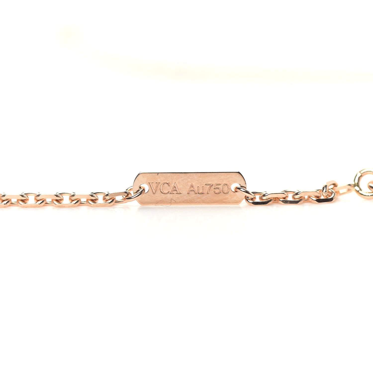 Van Cleef & Arpels 18K Rose Gold Gray Mother of Pearl Magic Alhambra Long Necklace 4 of 6