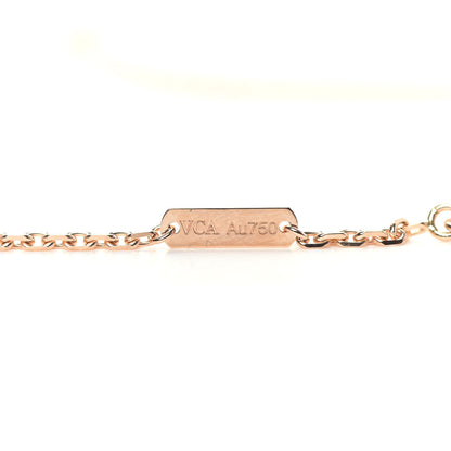 Van Cleef & Arpels 18K Rose Gold Gray Mother of Pearl Magic Alhambra Long Necklace 4 of 6