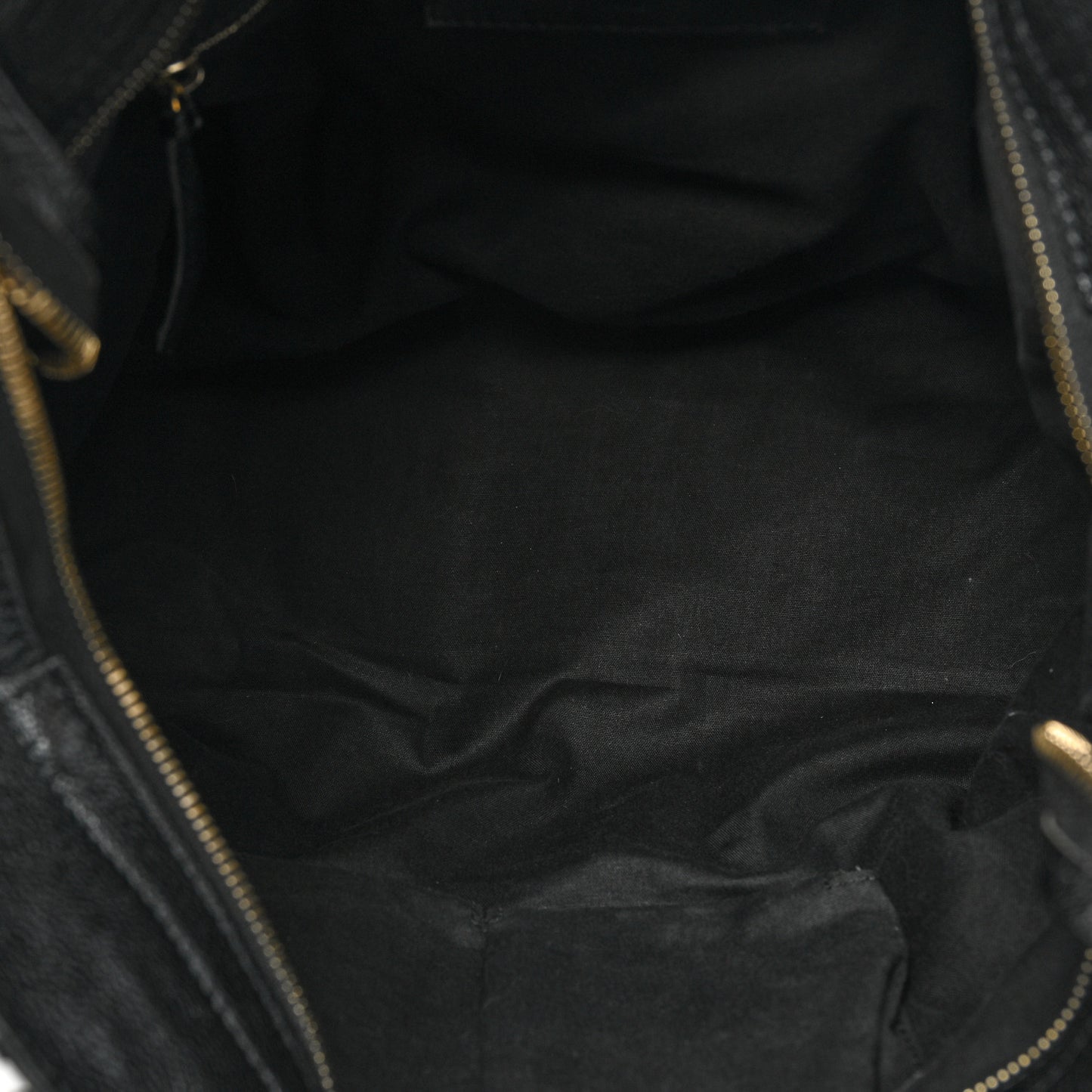 Chevre Gold Metallic Edge Hardware Velo Black