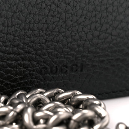 Gucci Pebbled Calfskin Small Dionysus Shoulder Bag Black 9 of 12