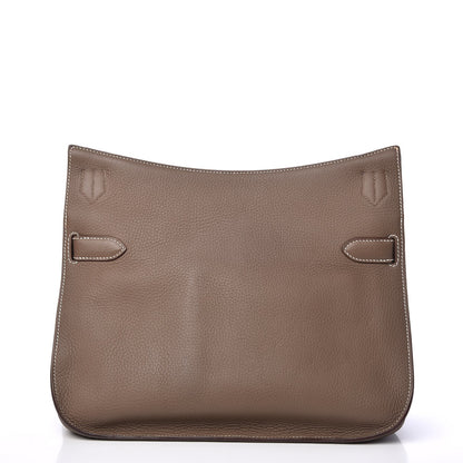 Hermes Taurillon Clemence Jypsiere 34 Etoupe 4 of 28
