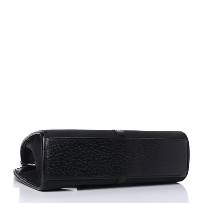 Gucci Monogram Bardot Shoulder Bag Black 3 of 4