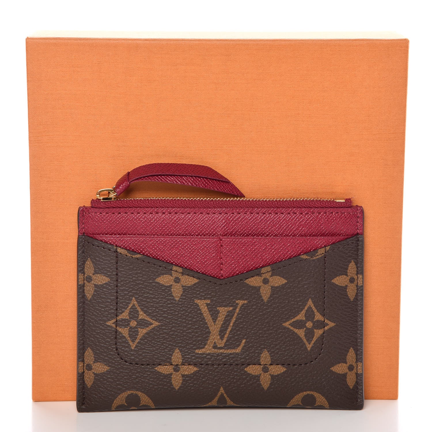 Louis Vuitton Monogram Zipped Card Holder Fuchsia 8 of 8