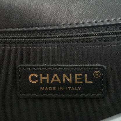 Chanel Lambskin Quilted New Medium Boy Flap Black 7 of 8