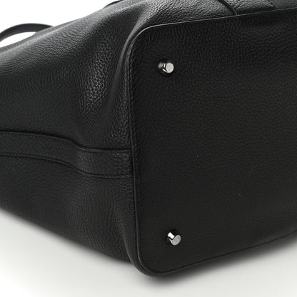 Christian Dior HOMME Grained Calfskin Tote Black 9 of 10