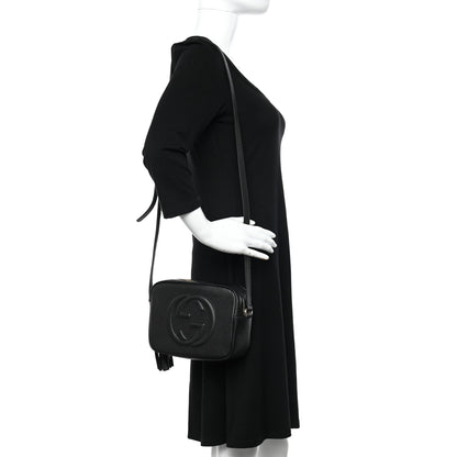 Gucci Pebbled Calfskin Small Soho Disco Bag Black 2 of 10