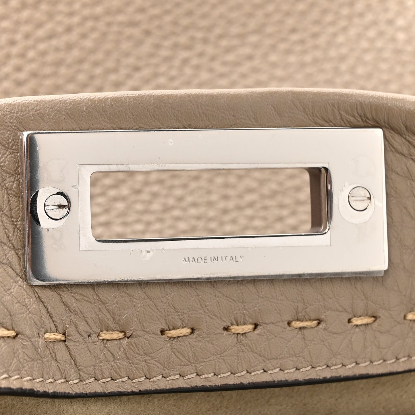 Cuoio Romano Selleria Medium Peekaboo Iconic Satchel Corda