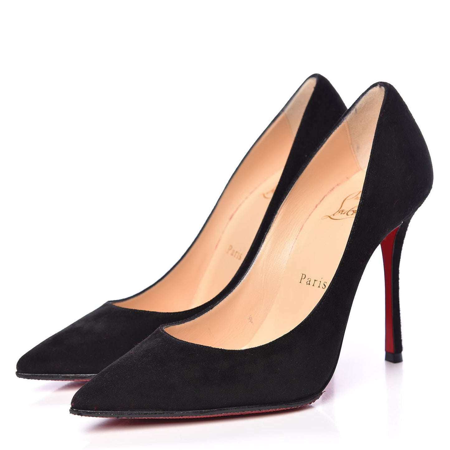 Veau Velours Decoltish 100 Pumps 36.5 Black