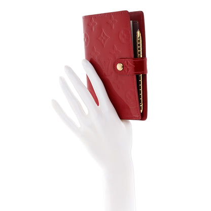 Louis Vuitton Vernis Small Ring Agenda Cover Pomme D'Amour 2 of 9