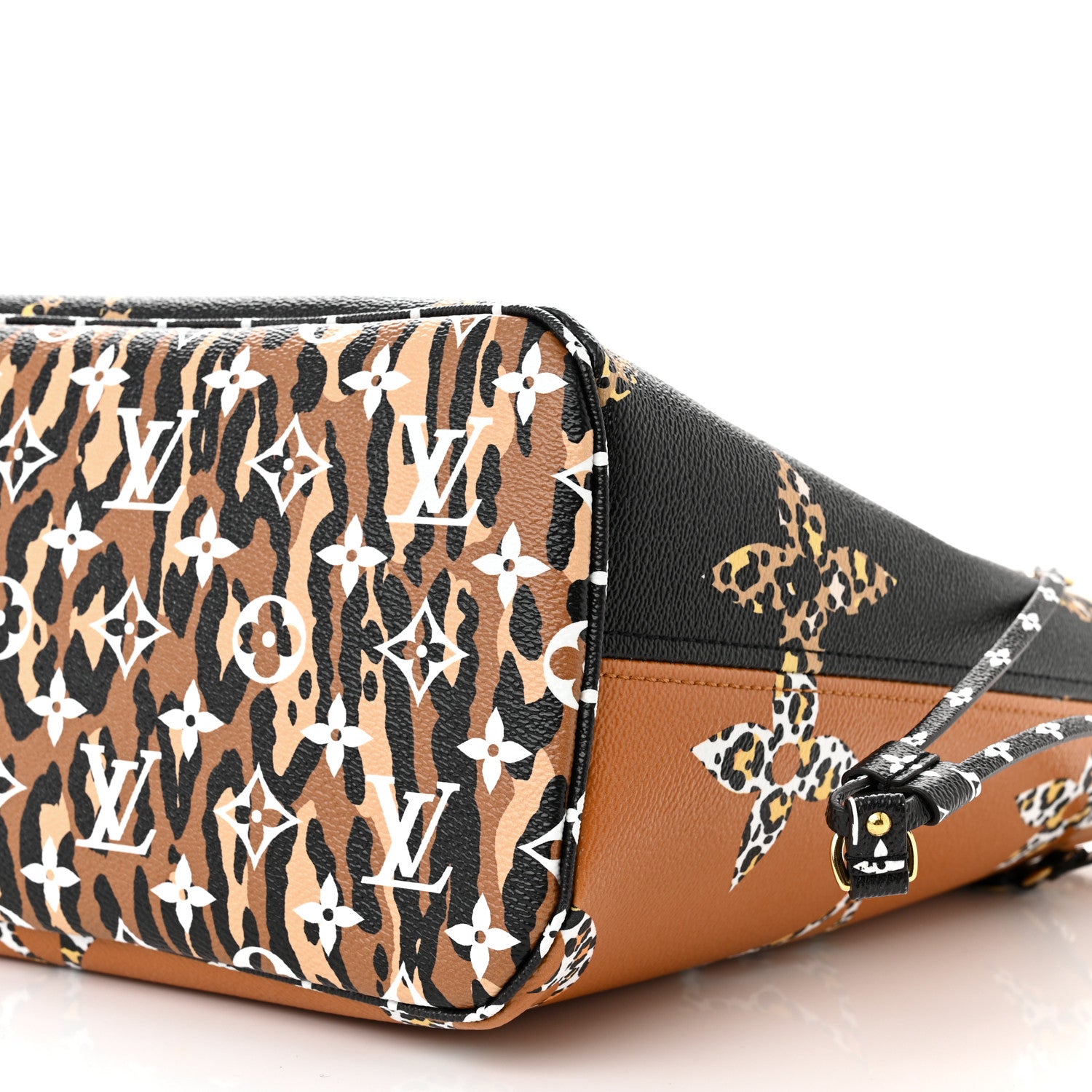 Louis Vuitton Monogram Giant Jungle Neverfull MM Black 10 of 10