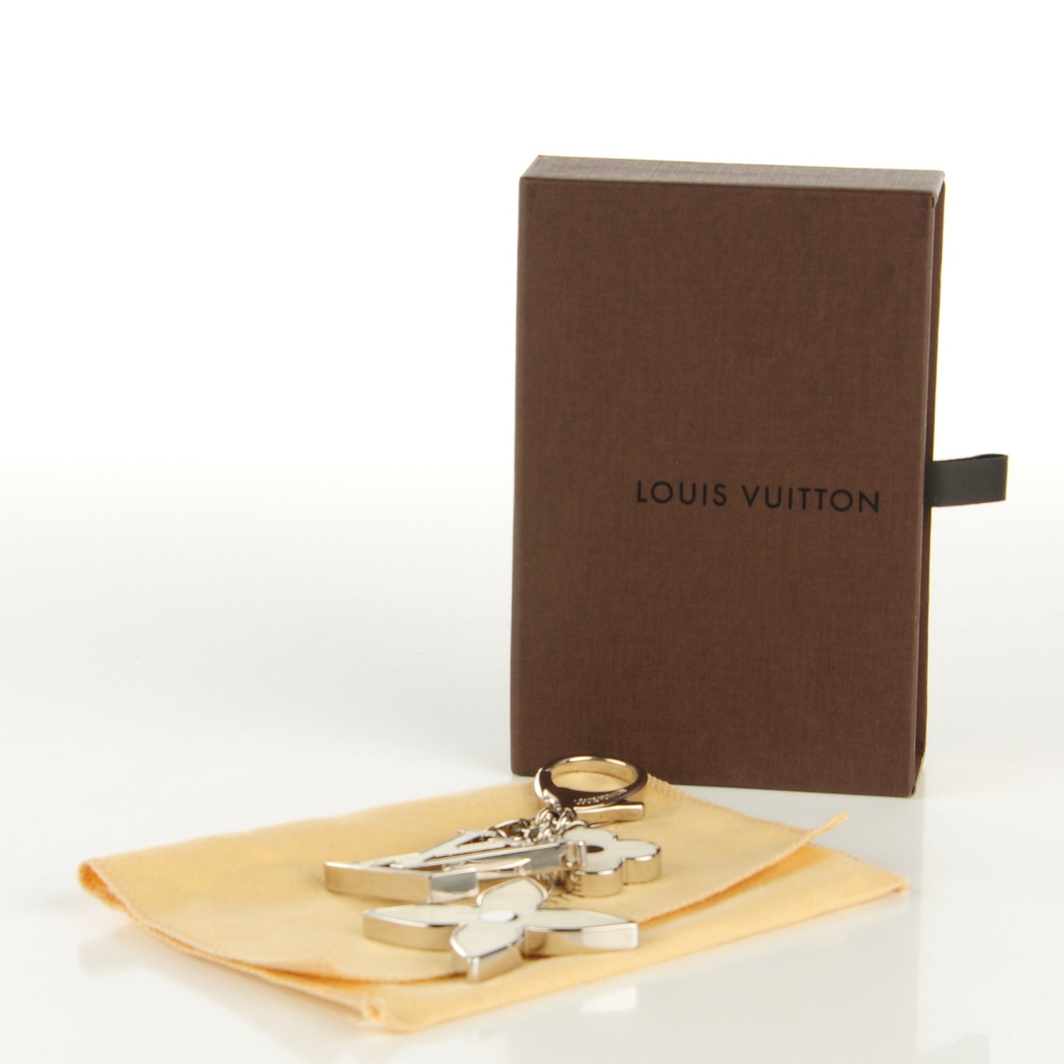 Louis Vuitton Fleur d'Epi Bag Charm Ivory 4 of 4
