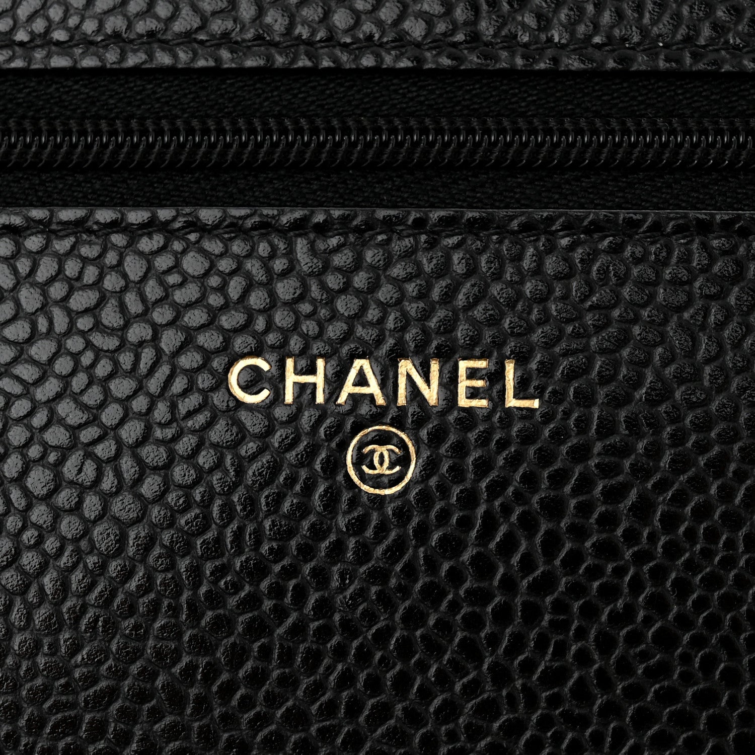 Chanel Caviar Quilted Wallet on Chain WOC Black 6 of 13
