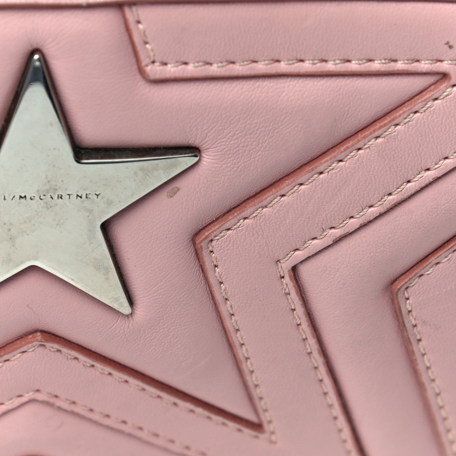 Stella McCartney Eco Alter Nappa Star Patch Shoulder Bag Pink 18 of 20