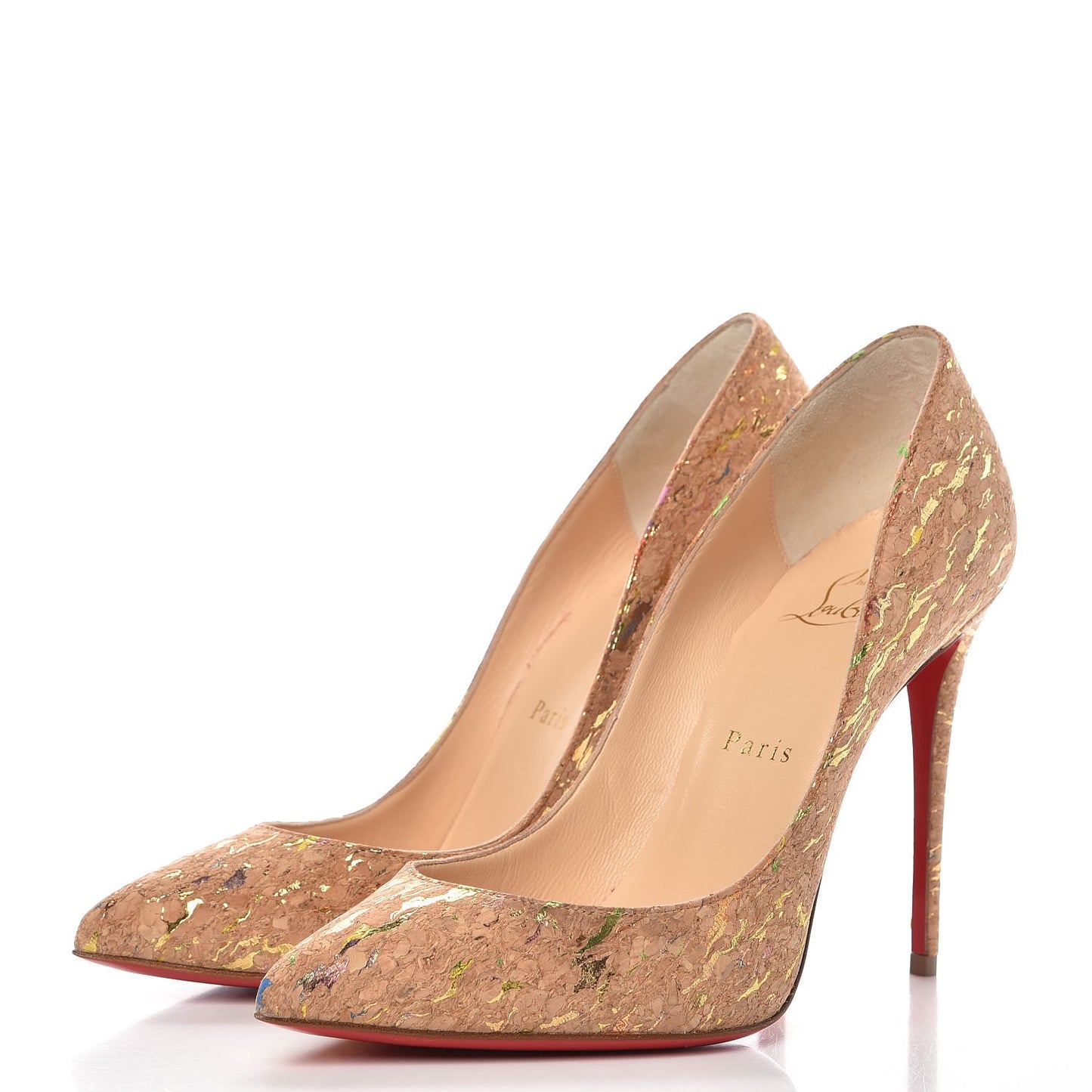 Cork Lame Pigalle Follies 100 Pumps 38 Multicolor
