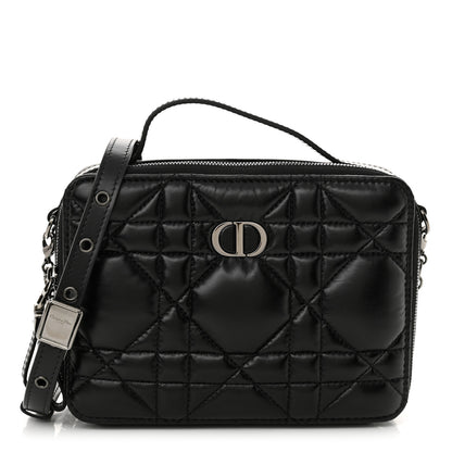 Christian Dior Calfskin Macrocannage Caro Box Bag Black 1 of 10