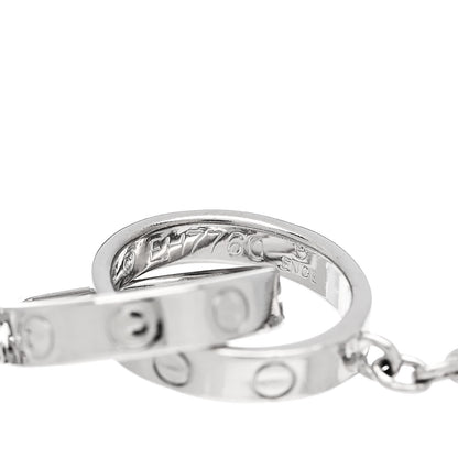 Cartier 18K White Gold Interlocking LOVE Bracelet 4 of 4