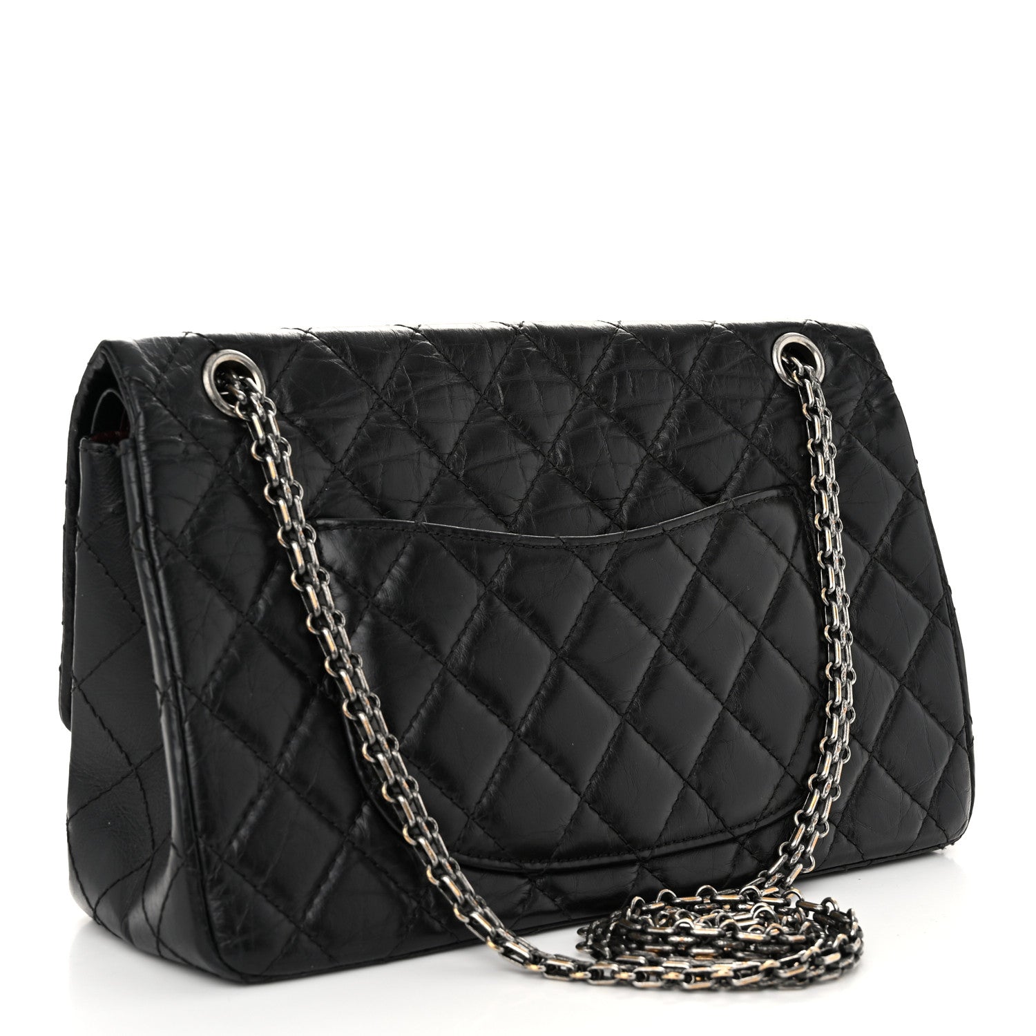 Chanel Aged Calfskin Quilted 2.55 Reissue 226 Flap Black 3 of 12