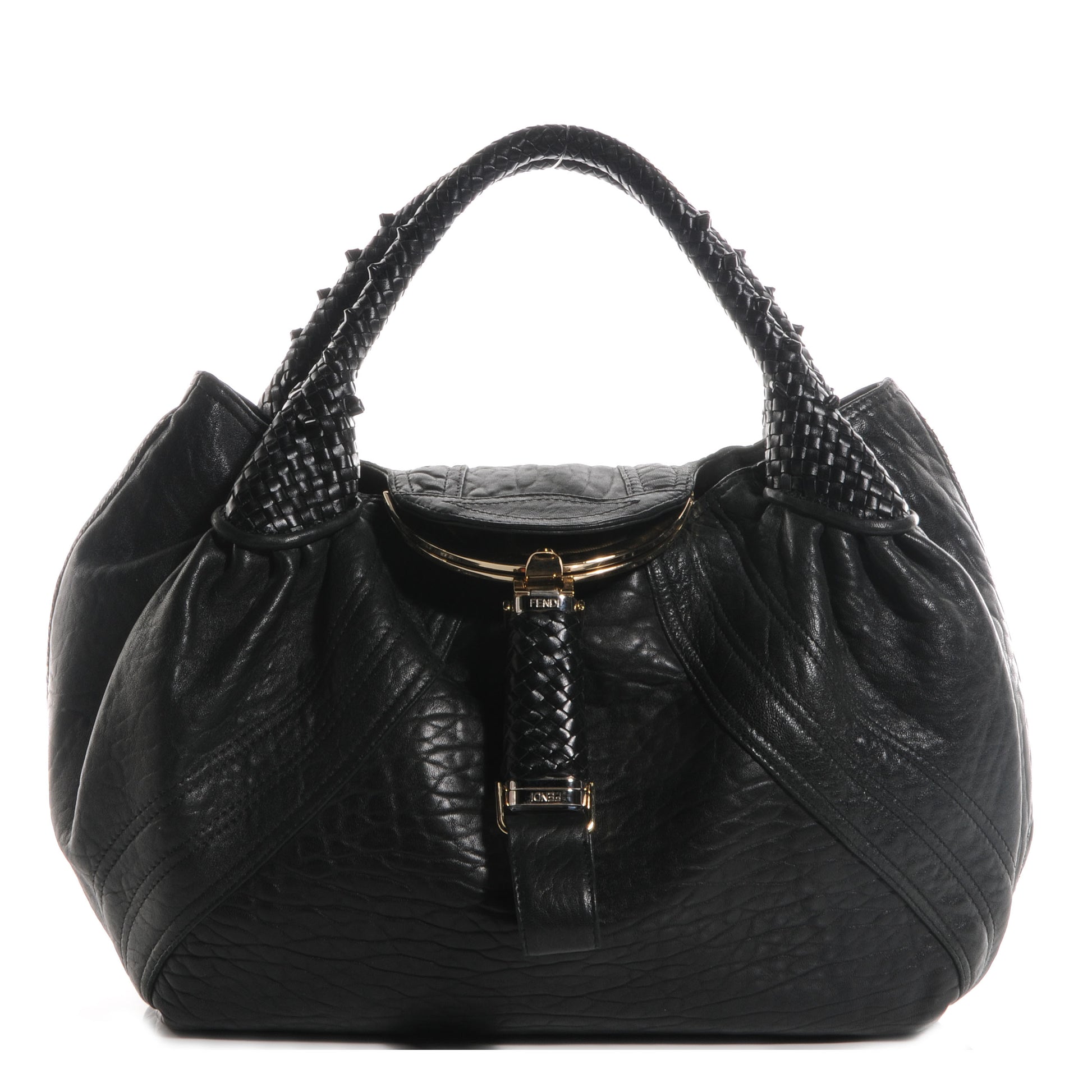 Fendi Nappa Nuvolata Spy Black 1 of 9