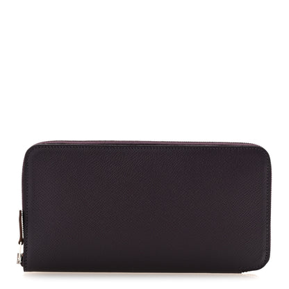 Hermes Epsom Silk'In Wallet Raisin 1 of 9