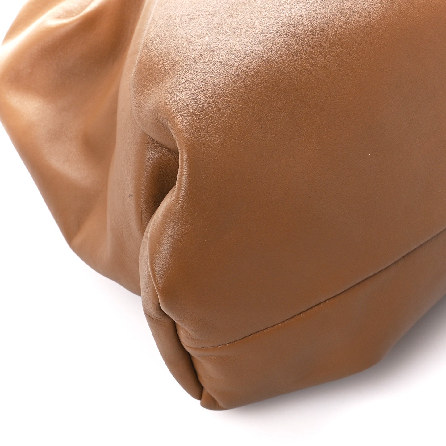 Smooth Butter Calfskin Small The Shoulder Pouch Moutarde