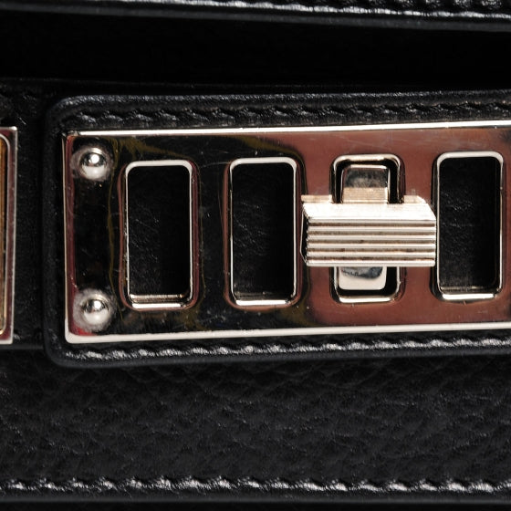 Leather PS11 Classic Shoulder Bag Black