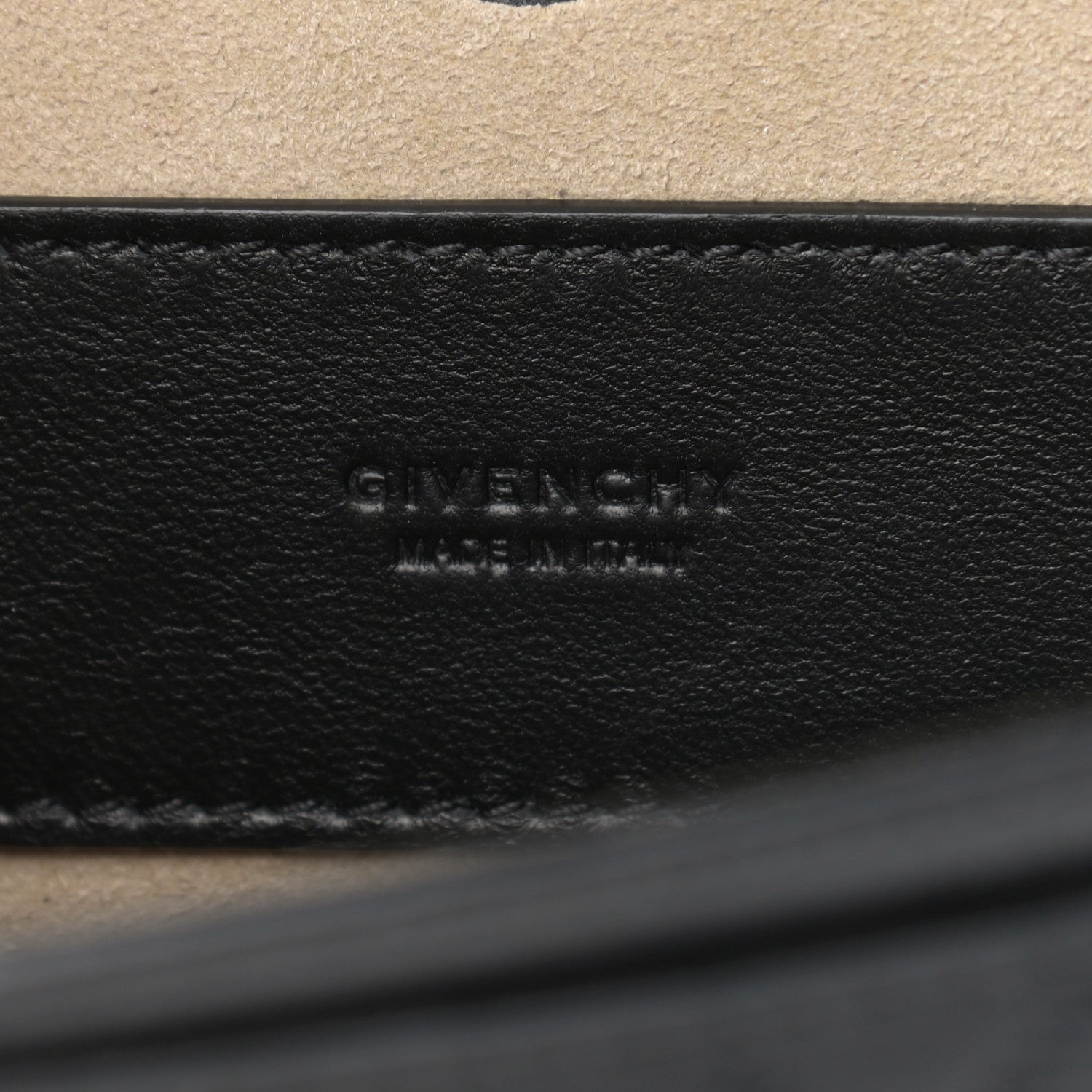 Givenchy Goatskin Quilted GV3 Mini Pocket Convertible Bag Black 6 of 8