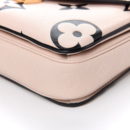 Louis Vuitton Empreinte Monogram Giant Crafty Pochette Metis Creme Black 7 of 8