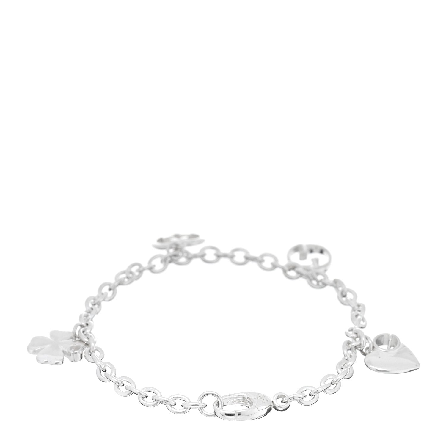 Gucci Sterling Silver Charm Bracelet 2 of 3