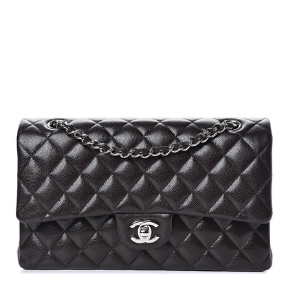 Chanel Caviar Quilted Medium Double Flap Brown 1 of 10