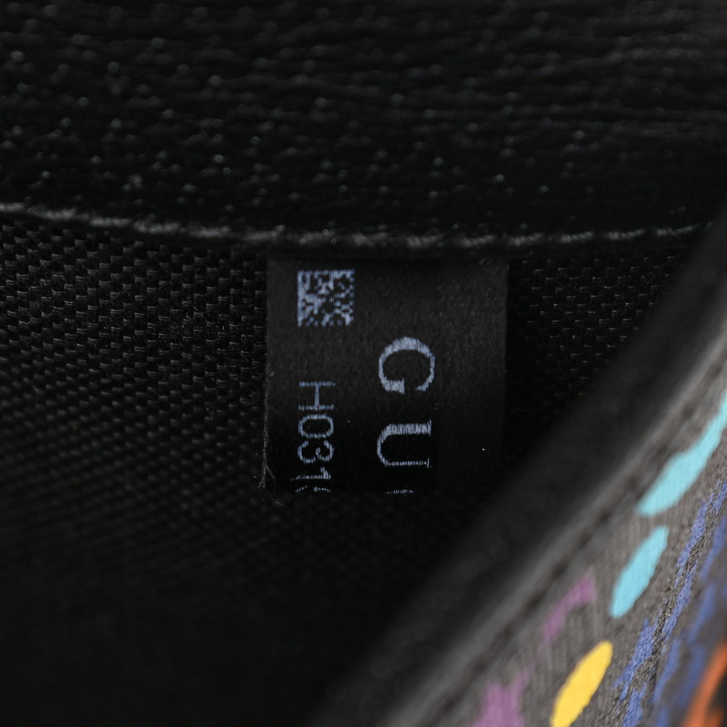 GG Supreme Monogram Psychedelic Slim Belt Bag Black