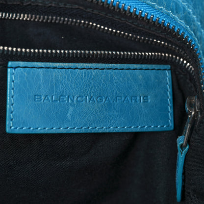 Balenciaga Agneau Giant 21 Silver Hardware City Bleu Paon 6 of 20