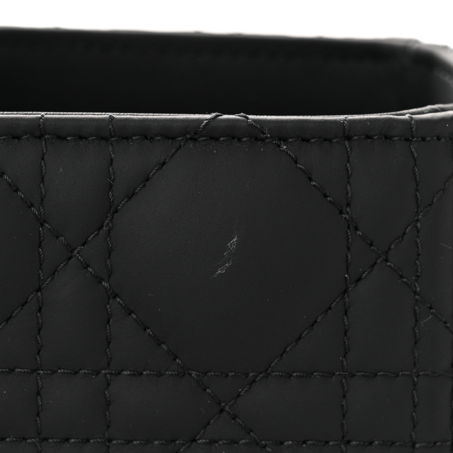Christian Dior Ultra Matte Calfskin Cannage Large Lady Dior Black 12 of 12
