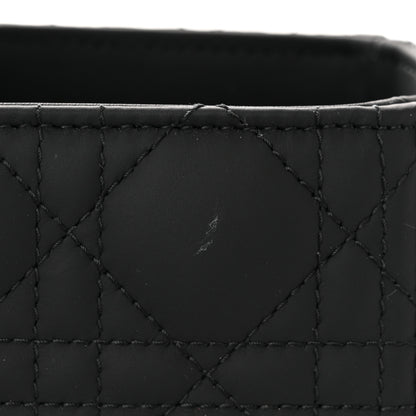 Christian Dior Ultra Matte Calfskin Cannage Large Lady Dior Black 12 of 12