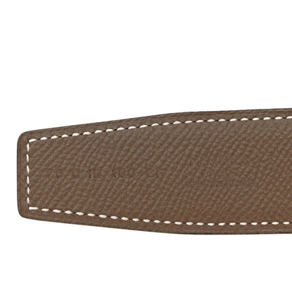 Hermes Epsom 32mm Gamma Belt 75 Gold Etoupe 5 of 6
