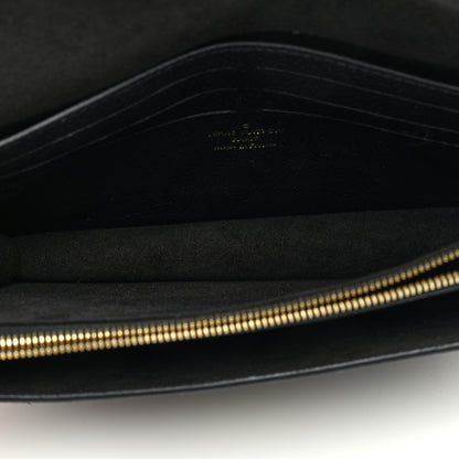 Louis Vuitton Empreinte Vavin Chain Wallet Black 5 of 10