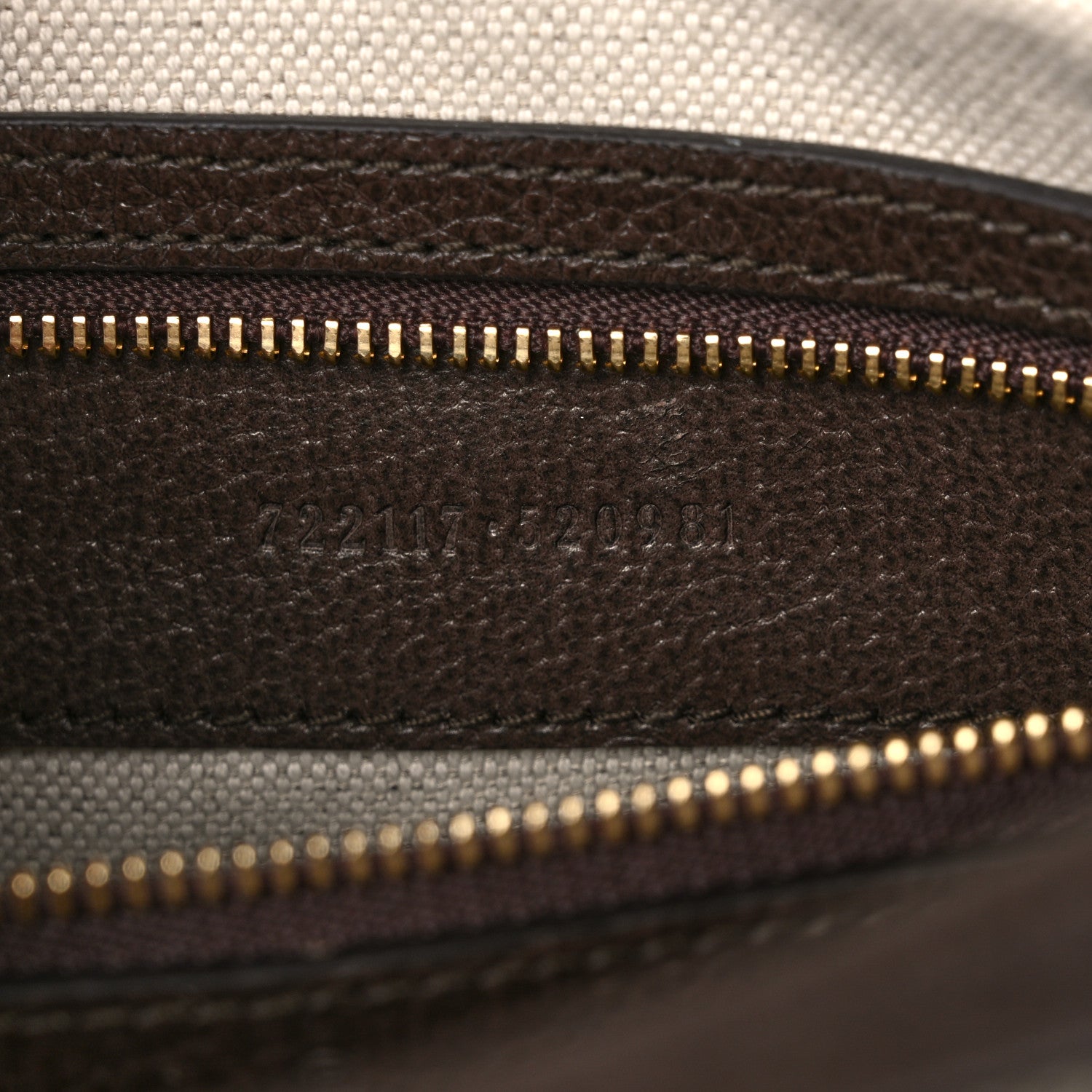 Gucci GG Supreme Monogram Textured Dollar Calfskin Web Studded Mini Ophidia Flap Shoulder Bag Beige Ebony New Acero 7 of 11