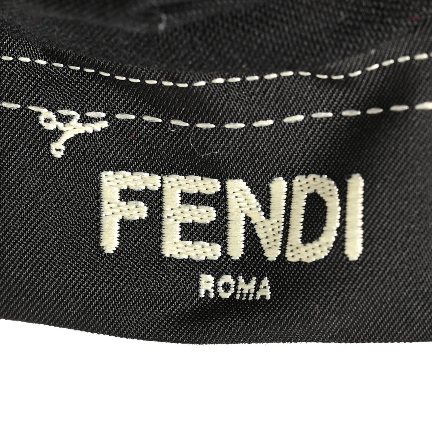 Fendi Vitello Liberty Lucido Metal Monster Eyes Medium Roll Tote Black 8 of 14