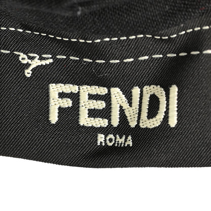 Fendi Vitello Liberty Lucido Metal Monster Eyes Medium Roll Tote Black 8 of 14