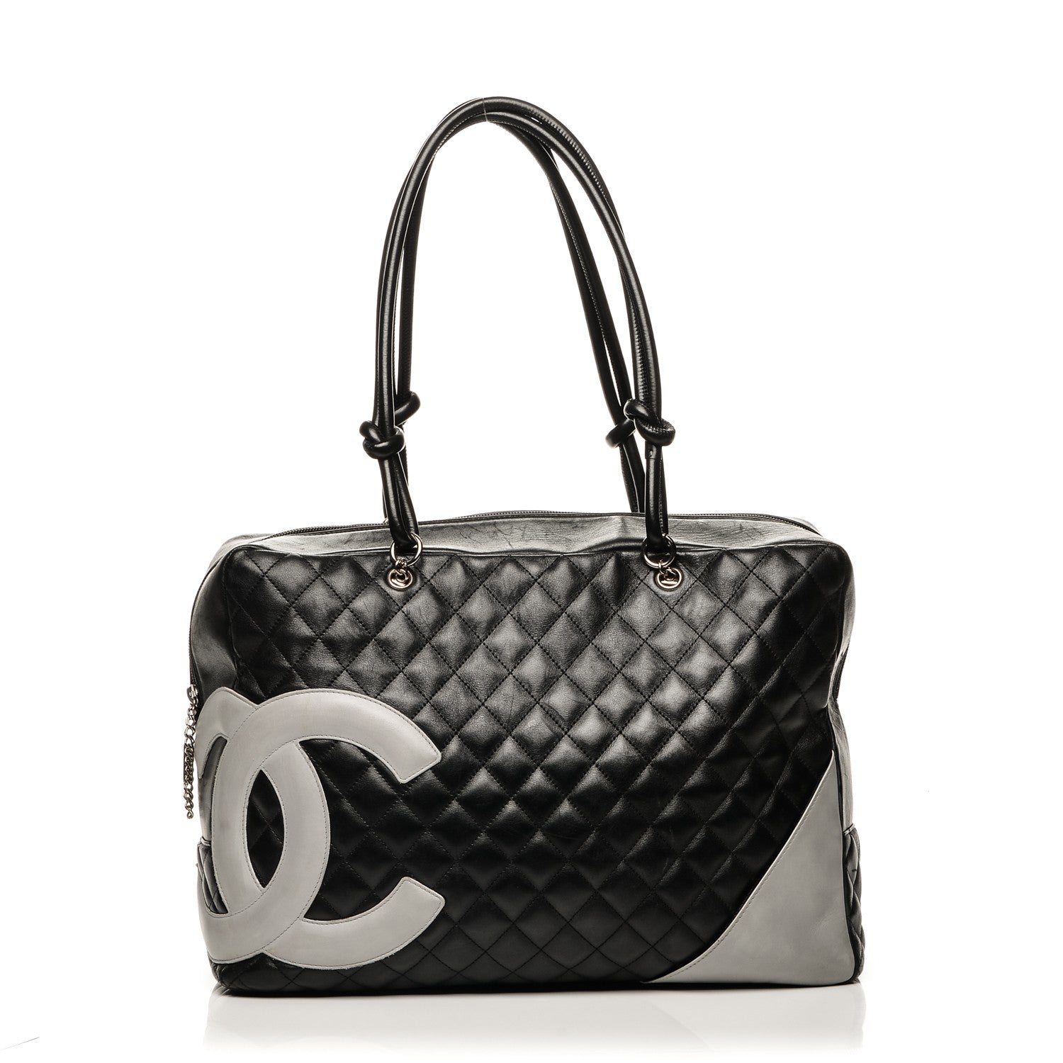 Chanel Calfskin Quilted Large Cambon Bag Black 1 of 8