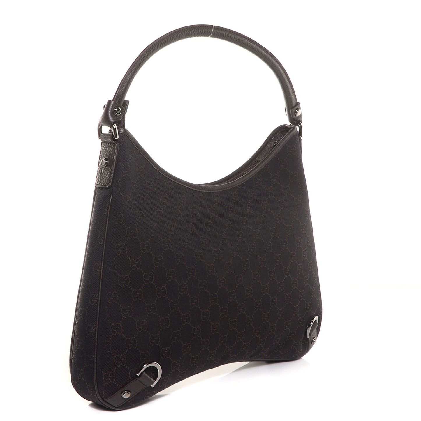 Monogram Abbey D Ring Hobo Brown