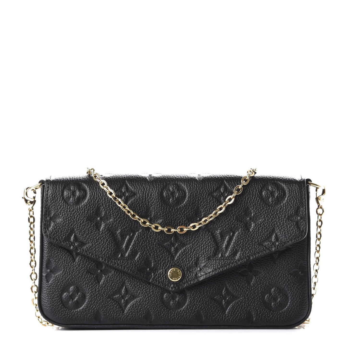 Empreinte Pochette Felicie Chain Wallet Black